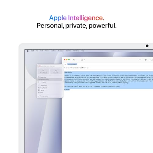 Apple 2024 iMac Air with Apple M4 chip 8 core  24 inch  16GB RAM  256GB SSD Storage Silver  Renewed 