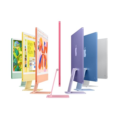Apple 2024 iMac All in One Desktop Computer with M4 chip with 10 core CPU and 10 core GPU  Built for Apple Intelligence  24 inch Retina Display  24GB Unified Memory  512GB SSD Storage; Pink