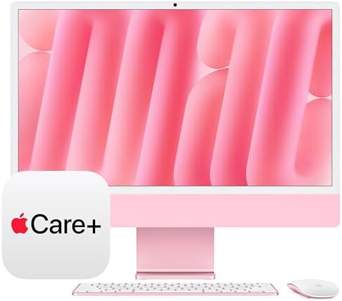 Apple 2024 iMac All in One Desktop Computer with M4 chip with 10 core CPU and 10 core GPU  Built for Apple Intelligence  24 inch Retina Display  16GB Unified Memory  256GB SSD Storage; Blue
