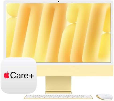 Apple 2024 iMac All in One Desktop Computer with M4 chip with 10 core CPU and 10 core GPU  Built for Apple Intelligence  24 inch Retina Display  16GB Unified Memory  256GB SSD Storage; Blue