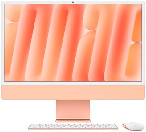 Apple 2024 iMac All in One Desktop Computer with M4 chip with 10 core CPU and 10 core GPU  Built for Apple Intelligence  24 inch Retina Display  16GB Unified Memory  256GB SSD Storage; Blue