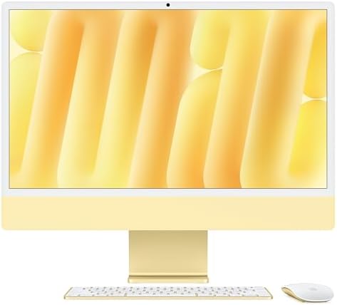 Apple 2024 iMac All in One Desktop Computer with M4 chip with 10 core CPU and 10 core GPU  Built for Apple Intelligence  24 inch Retina Display  16GB Unified Memory  256GB SSD Storage; Blue