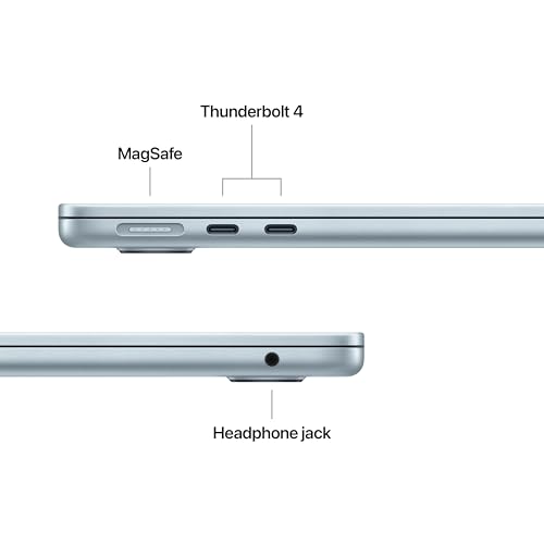 Apple 2025 MacBook Air 13 inch Laptop with M4 chip  Built for Apple Intelligence  13 6 inch Liquid Retina Display  16GB Unified Memory  256GB SSD Storage  12MP Center Stage Camera  Touch ID; Sky Blue