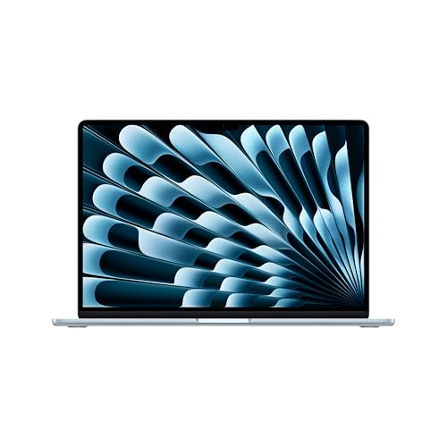 Apple 2025 MacBook Air 15 inch Laptop with M4 chip  Built for Apple Intelligence  15 3 inch Liquid Retina Display  16GB Unified Memory  256GB SSD Storage  12MP Center Stage Camera  Touch ID; Sky Blue