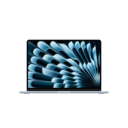 Apple 2025 MacBook Air 13 inch Laptop with M4 chip  Built for Apple Intelligence  13 6 inch Liquid Retina Display  16GB Unified Memory  256GB SSD Storage  12MP Center Stage Camera  Touch ID; Sky Blue