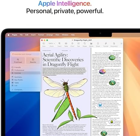 Apple 2025 MacBook Air 13 inch Laptop with M4 chip  Built for Apple Intelligence  13 6 inch Liquid Retina Display  16GB Unified Memory  256GB SSD Storage  12MP Center Stage Camera  Touch ID; Midnight