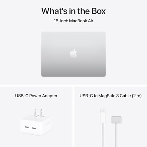 Apple 2025 MacBook Air 15 inch Laptop with M4 chip  Built for Apple Intelligence  15 3 inch Liquid Retina Display  16GB Unified Memory  256GB SSD Storage  12MP Center Stage Camera  Touch ID; Sky Blue