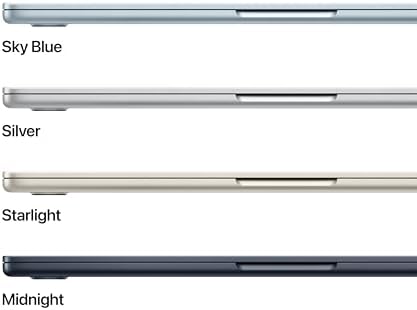 Apple Laptop MacBook Air 2025 de 13 pulgadas con chip M4: diseñada para Apple Intelligence, pantalla Liquid Retina de 13.6 pulgadas, memoria unificada de 24 GB, almacenamiento SSD de 512 GB, cámara