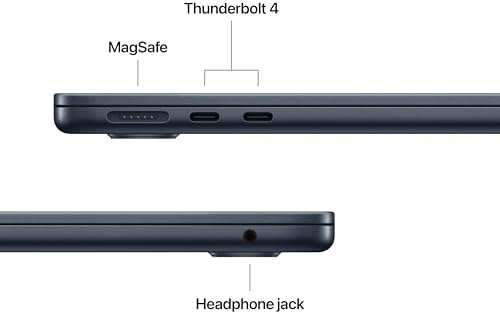 Apple 2025 MacBook Air 13 inch Laptop with M4 chip  32GB Unified Memory  512GB SSD Storage   Midnight