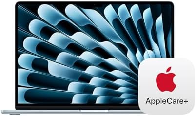 Apple 2025 MacBook Air 15 inch Laptop with M4 chip  Built for Apple Intelligence  15 3 inch Liquid Retina Display  16GB Unified Memory  256GB SSD Storage  12MP Center Stage Camera  Touch ID; Midnight