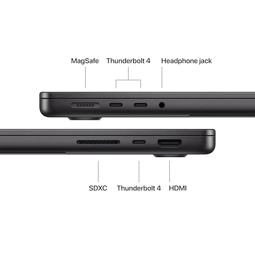 Apple 2025 MacBook Pro Laptop with M5 chip with 10 core CPU and 10 core GPU  Built for Apple Intelligence  14 2 inch Liquid Retina XDR Display  16GB Unified Memory  512GB SSD Storage; Space Black