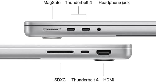 Apple 2025 MacBook Pro Laptop with Apple M5 chip with 10 core CPU and 10 core GPU  Built for AI  14 2 inch Liquid Retina XDR Display  24GB Unified Memory  1TB SSD Storage; Silver