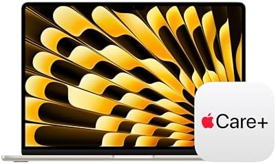 Apple 2026 MacBook Air 15 inch Laptop with M5 chip  Built for AI  15 3 inch Liquid Retina Display  16GB Unified Memory  512GB SSD  12MP Center Stage Camera  Touch ID  Wi Fi 7; Starlight