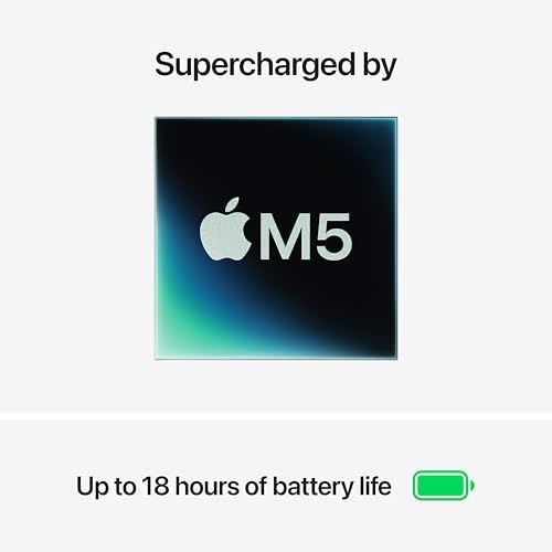 Apple 2026 MacBook Air 13 inch Laptop with M5 chip  Built for AI  13 6 inch Liquid Retina Display  16GB Unified Memory  512GB SSD  12MP Center Stage Camera  Touch ID  Wi Fi 7; Sky Blue