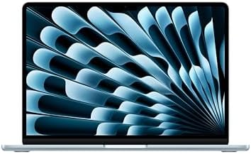 Apple 2026 MacBook Air 13 inch Laptop with M5 chip  Built for AI  13 6 inch Liquid Retina Display  16GB Unified Memory  512GB SSD  12MP Center Stage Camera  Touch ID  Wi Fi 7; Sky Blue