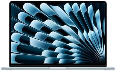 Apple 2026 MacBook Air 15 inch Laptop with M5 chip  Built for AI  15 3 inch Liquid Retina Display  16GB Unified Memory  512GB SSD  12MP Center Stage Camera  Touch ID  Wi Fi 7; Sky Blue