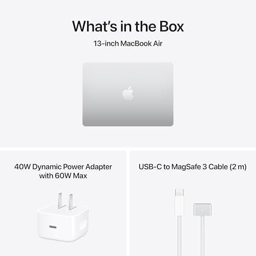 Apple 2026 MacBook Air 13 inch Laptop with M5 chip  Built for AI  13 6 inch Liquid Retina Display  16GB Unified Memory  512GB SSD  12MP Center Stage Camera  Touch ID  Wi Fi 7; Silver