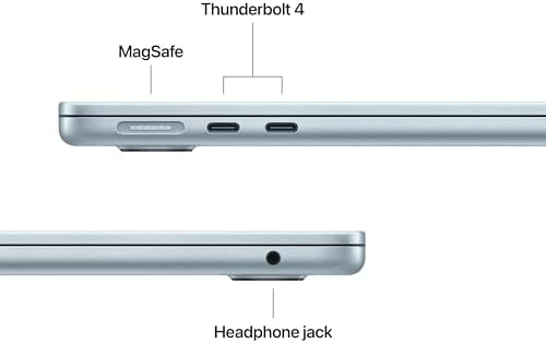 Apple 2026 MacBook Air 13 inch Laptop with M5 chip  Built for AI  13 6 inch Liquid Retina Display  16GB Unified Memory  512GB SSD  12MP Center Stage Camera  Touch ID  Wi Fi 7; Sky Blue