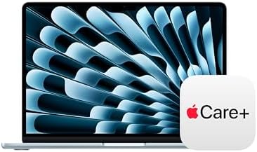 Apple 2026 MacBook Air 13 inch Laptop with M5 chip  Built for AI  13 6 inch Liquid Retina Display  16GB Unified Memory  512GB SSD  12MP Center Stage Camera  Touch ID  Wi Fi 7; Sky Blue