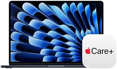 Apple 2026 MacBook Air 15 inch Laptop with M5 chip  Built for AI  15 3 inch Liquid Retina Display  16GB Unified Memory  512GB SSD  12MP Center Stage Camera  Touch ID  Wi Fi 7; Midnight