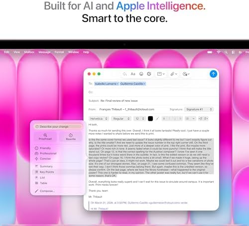 Apple Laptop MacBook Neo 2026 de 13 pulgadas con chip A18 Pro: diseñada para inteligencia artificial y Apple Intelligence, pantalla de retina líquida, memoria unificada de 8 GB, almacenamiento SSD de