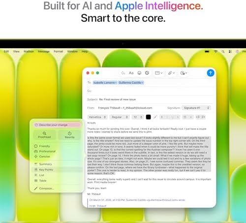Apple 2026 MacBook Neo 13 inch Laptop with A18 Pro chip  Built for AI and Apple Intelligence  Liquid Retina Display  8GB Unified Memory  256GB SSD Storage  1080p FaceTime HD Camera; Citrus