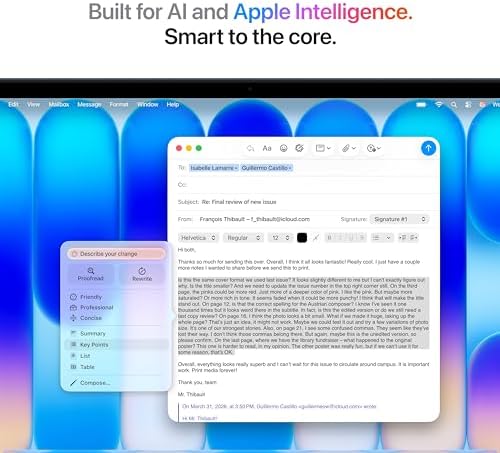 Apple Laptop MacBook Neo 2026 de 13 pulgadas con chip A18 Pro: diseñada para inteligencia artificial y Apple Intelligence, pantalla de retina líquida, memoria unificada de 8 GB, almacenamiento SSD de 512 GB, cámara FaceTime HD de 1080p, Touch ID; índigo