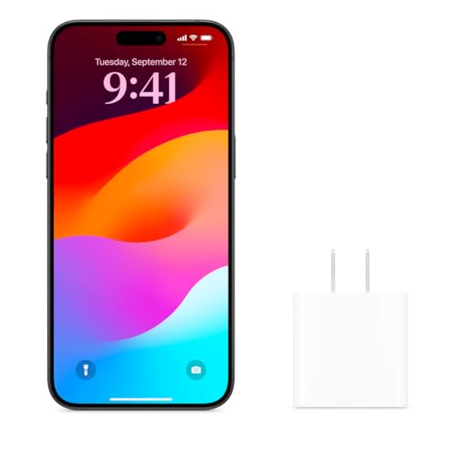 Apple Adaptador de corriente compacto USB-C de 20W: carga rápida y conveniente, cargador de pared tipo C