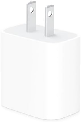 Apple Adaptador de corriente compacto USB-C de 20W: carga rápida y conveniente, cargador de pared tipo C