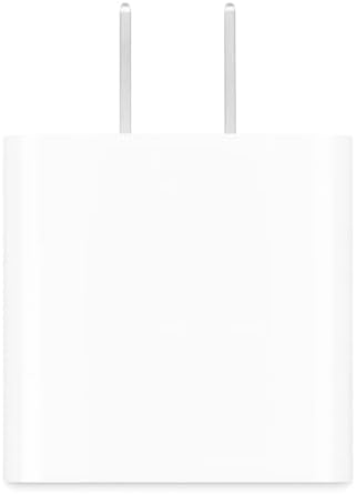 Apple Adaptador de corriente compacto USB-C de 20W: carga rápida y conveniente, cargador de pared tipo C