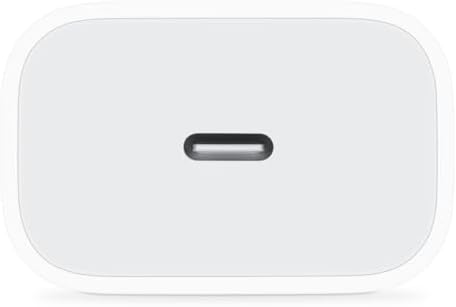 Apple 20W USB C Compact Power Adapter  Fast and Convenient Charging  Type C Wall Charger