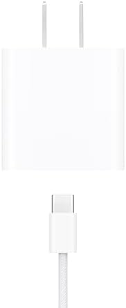 Apple 20W USB C Power Adapter and 60W USB C Charge Cable  1 m   Fast and Convenient Charging  Type C Wall Charger