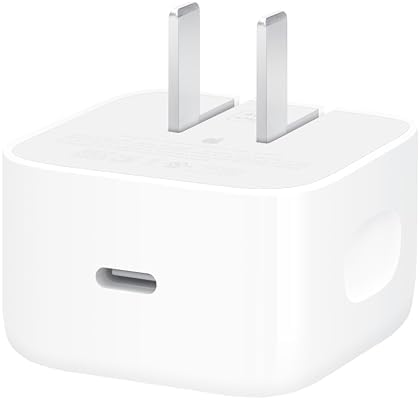 Apple 35W Dual USB C Port Compact Power Adapter  Fast and Convenient Charging  Type C Wall Charger