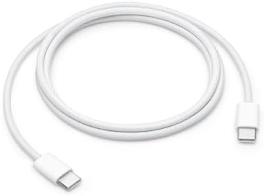 Apple Cable de carga tejido USB-C a USB-C de 60 W (3.3 ft): carga rápida y cómoda