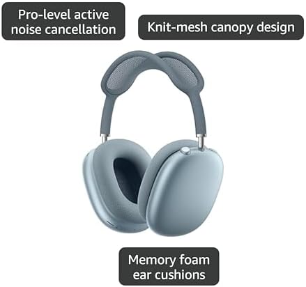 Apple AirPods Max Wireless Over Ear Headphones  Pro Level Active Noise Cancellation  Transparency Mode  Personalized Spatial Audio  USB C Charging  Bluetooth Headphones for iPhone   Midnight