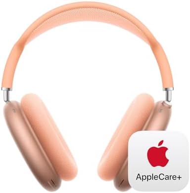 Apple AirPods Max Wireless Over Ear Headphones  Pro Level Active Noise Cancellation  Transparency Mode  Personalized Spatial Audio  USB C Charging  Bluetooth Headphones for iPhone   Starlight