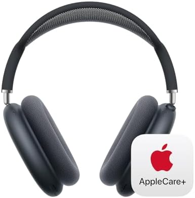 Apple AirPods Max Wireless Over Ear Headphones  Pro Level Active Noise Cancellation  Transparency Mode  Personalized Spatial Audio  USB C Charging  Bluetooth Headphones for iPhone   Midnight