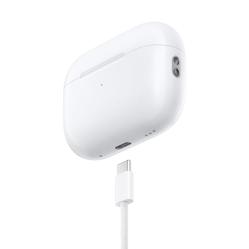 Apple AirPods Pro  2nd generation  with MagSafe Charging Case  USB C   Renewed 