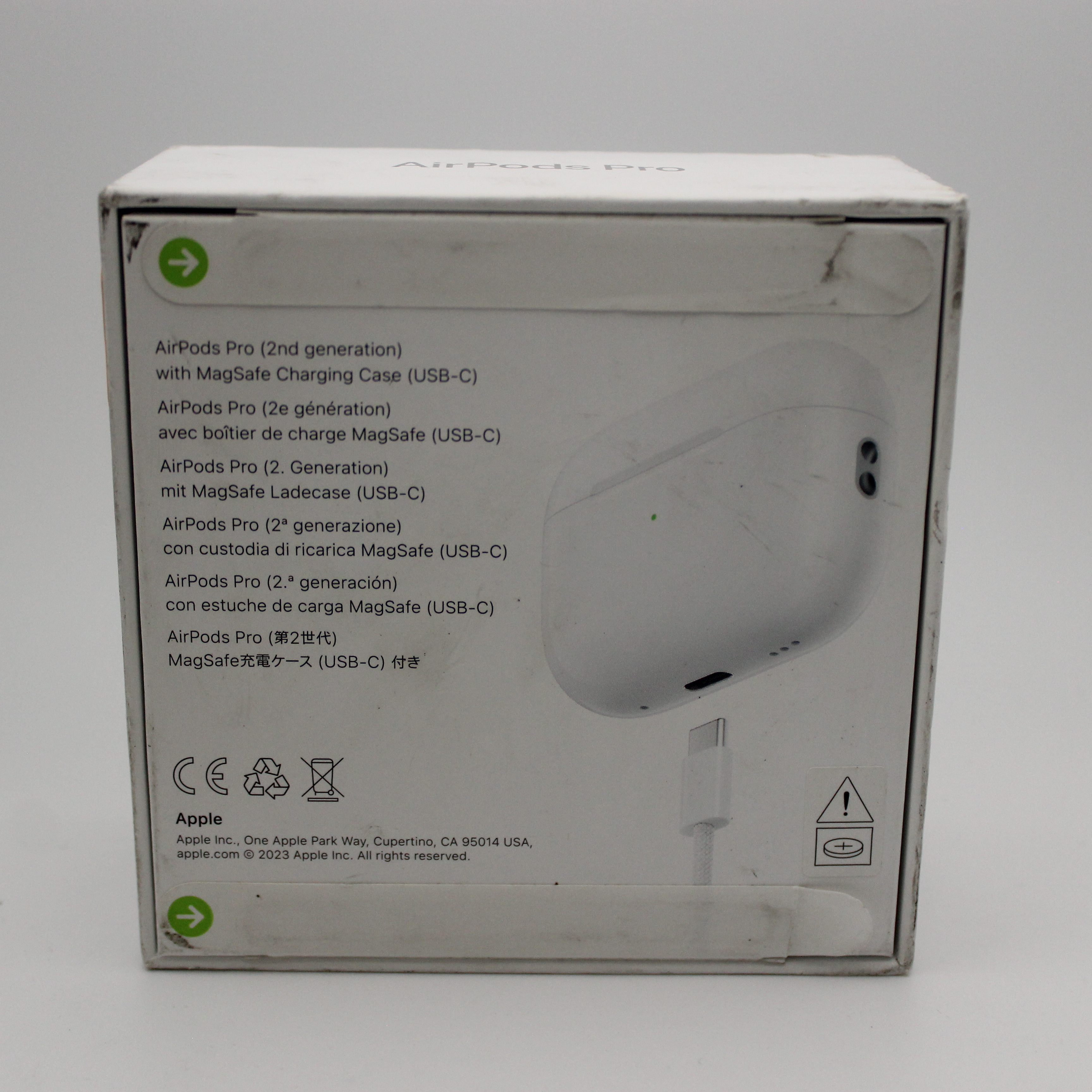 Apple AirPods Pro  2nd Generation  with USB C MagSafe Charging Case MTJV3LL/A
