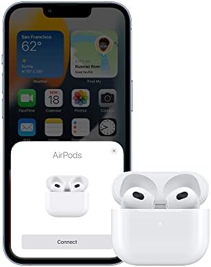 Apple AirPods  3rd Generation  Wireless Ear Buds  Bluetooth Headphones  Personalized Spatial Audio  Sweat and Water Resistant  Lightning Charging Case Included  Up to 30 Hours of Battery Life