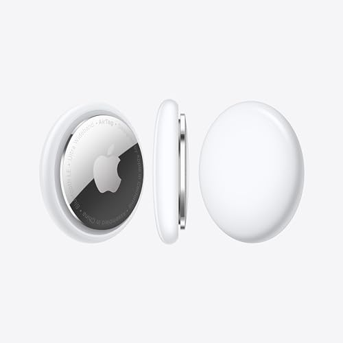 Apple AirTag 4 Pack  Keep Track of and find Your Keys  Wallet  Luggage  Backpack  and More  Simple one tap Set up with iPhone or iPad