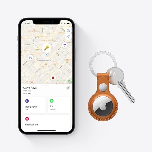 Apple AirTag  1st Generation   Keep Track of and find Your Keys  Wallet  Luggage  Backpack  and More  Simple one tap Set up with iPhone or iPad  Bluetooth