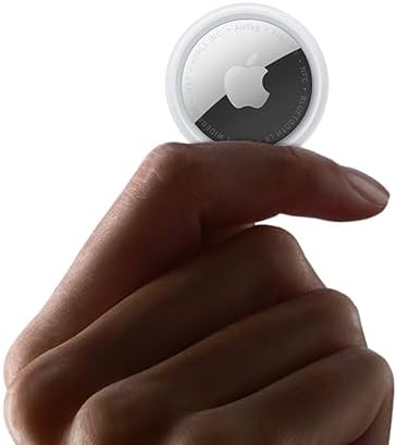 Apple AirTag  2nd Generation   Tracker for Keychain  Wallet  and More; Locator with Sound; Simple One Tap Setup with iPhone or iPad; Key Finder with up to 1 5X Precision Finding Range 