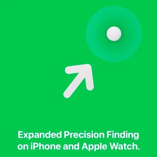 Apple AirTag  2nd Generation    4 Pack  Tracker for Keychain  Wallet  and More; Locator with Sound; Simple One Tap Setup with iPhone or iPad; Key Finder with up to 1 5X Precision Finding Range 