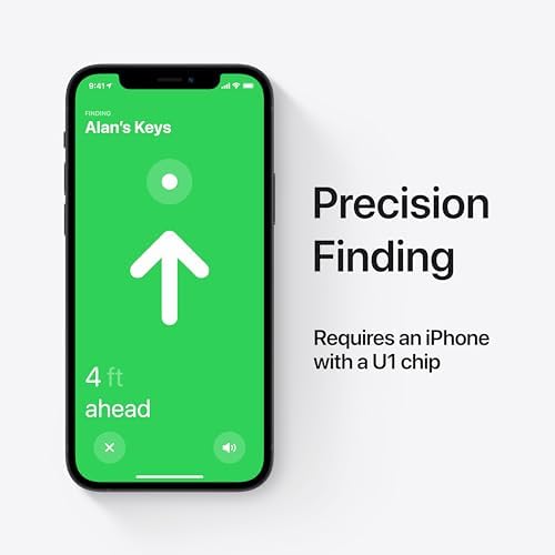 Apple AirTag  Keep Track of and find Your Keys  Wallet  Luggage  Backpack  and More  Simple one tap Set up with iPhone or iPad