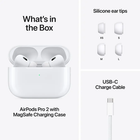 Apple Airpods Pro 2nd Wireless Active Noise Cancelling Earbuds   White MTJV3LL/A
