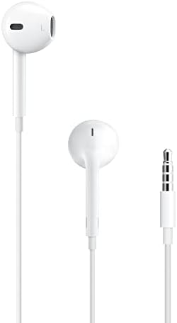 Apple Auriculares EarPods con enchufe USB-C, auriculares con cable con control remoto integrado para controlar la música, llamadas telefónicas y volumen