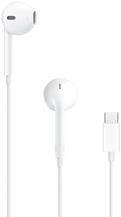 Apple EarPods Headphones with USB C Plug  Wired Ear Buds with Built in Remote to Control Music  Phone Calls  and Volume