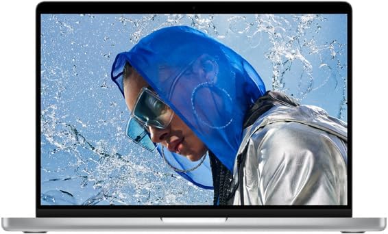 Apple Late 2021 MacBook Pro with Apple M1 Pro chip  14 inch  16GB RAM  512GB SSD  Silver  Renewed 