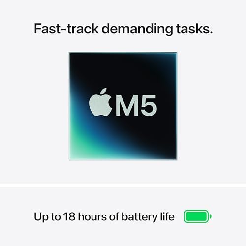 Apple MacBook Air 13 inch Laptop with M5 chip  13 6 inch Liquid Retina Display  24GB Unified Memory  512GB SSD; Midnight